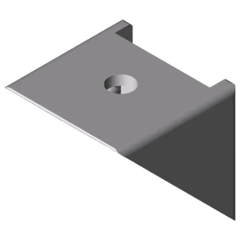 Angle Bracket 12 60x60 Zn, white aluminium, similar to RAL 9006