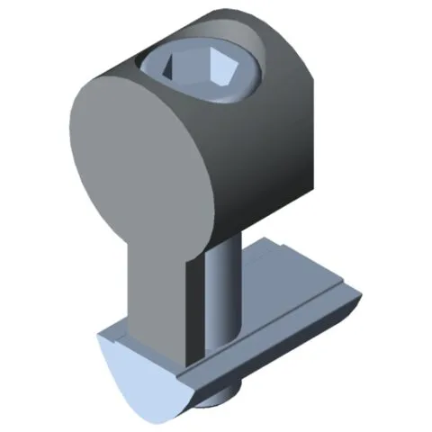 Universal-Fastening Set 12, bright zinc-plated