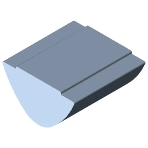 Profile Bar 12 St, bright zinc-plated