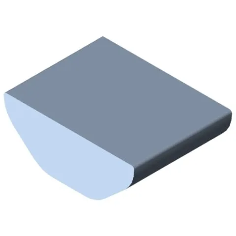 Profile Bar 12 St, heavy-duty, bright zinc-plated