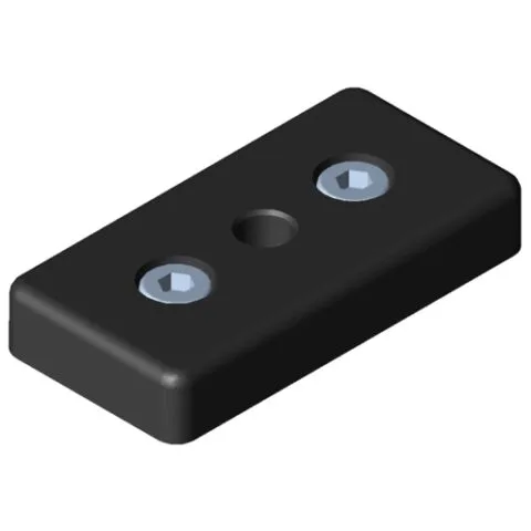 Base Plate 12 120x60, M16, black