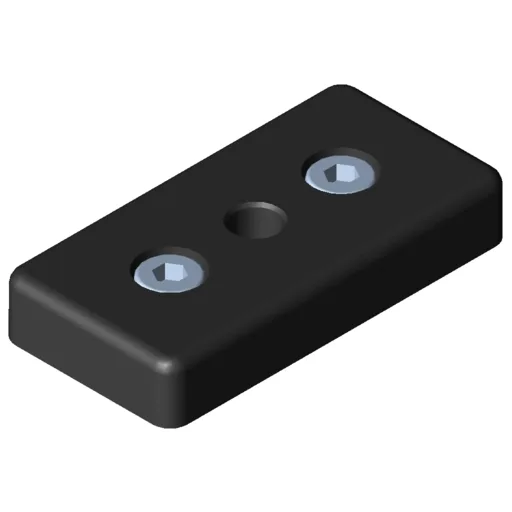 Base Plate 12 120x60, M16, black
