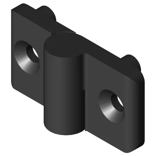 Hinge 8 PA, left, black