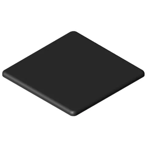 Cap 8 80x80, black