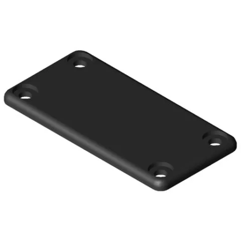 Conduit Cap 80x40, black