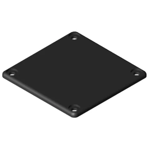 Conduit Cap 80x80, black