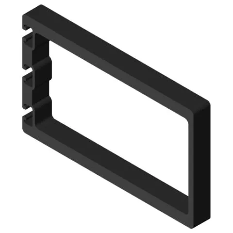 Electronic-Box Profile 8 200x120, black