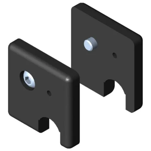 End Cap and Lubricating System 8 D14, black