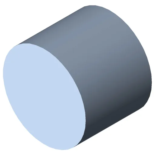 Shaft D25, bright