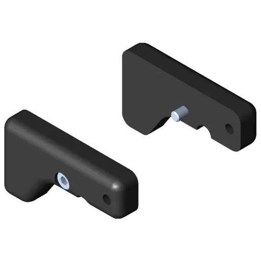 End Cap and Lubricating System 8 D6, black