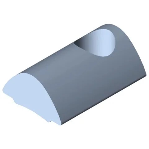 T-Slot Nut 5 St M4, bright zinc-plated