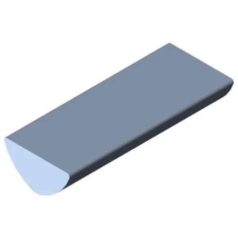 Profile Bar 5 St, bright zinc-plated