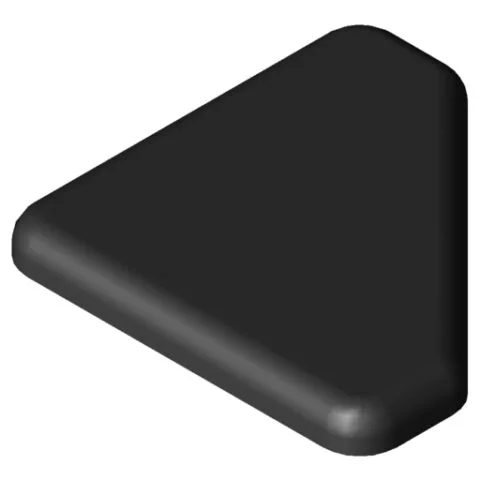 Cap 8 40x40-45°, black