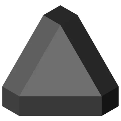 Fastener Cap 8 40x40-45°, black