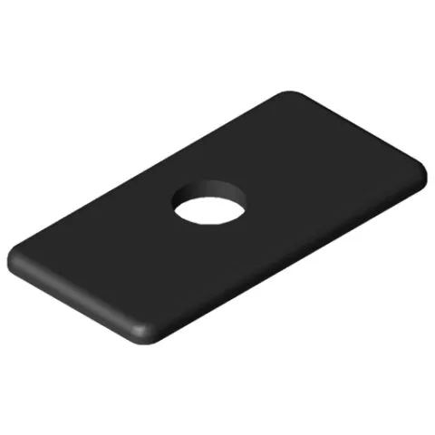 Clamp-Block Cap 8 80x40 D14, black