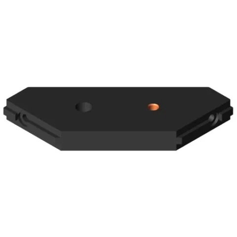 Floor-Fixing Plate 8, black