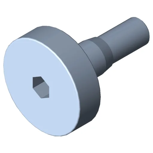 Bolt 5 D6 c, bright zinc-plated