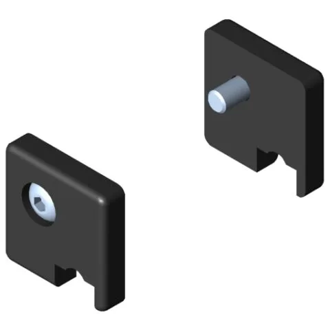 End Cap and Lubricating System 5 D6, black