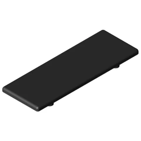Angle Bracket Cap 8 80x80, black