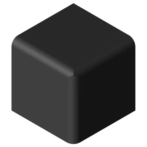 Fastening Set 8 40x40x40, black