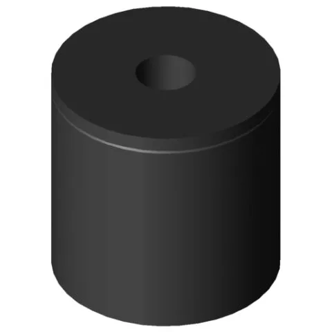 Impact Buffer M4 D15x15, black