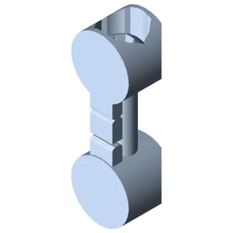 Universal-Butt-Fastening Set 6, bright zinc-plated