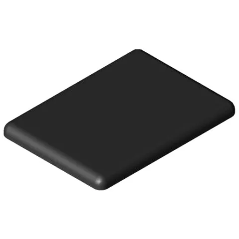Angle Bracket Cap 6 30x30, black