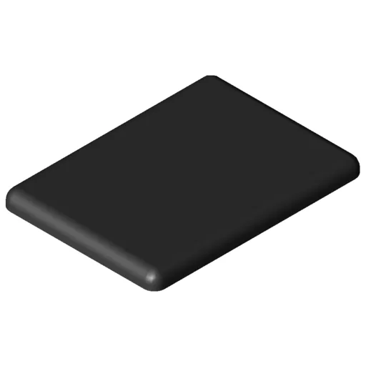 Angle Bracket Cap 6 30x30, black