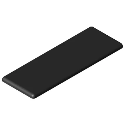 Angle Bracket Cap 6 60x60, black