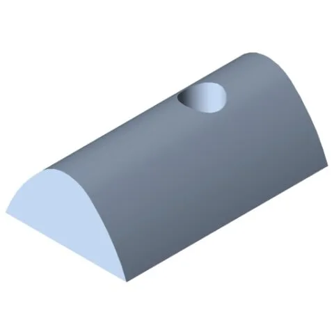 T-Slot Nut 8 St M4, bright zinc-plated