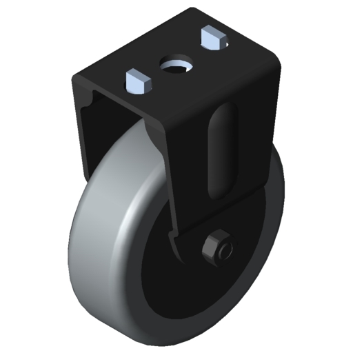 Castor D75 Fixed Aluflex Group