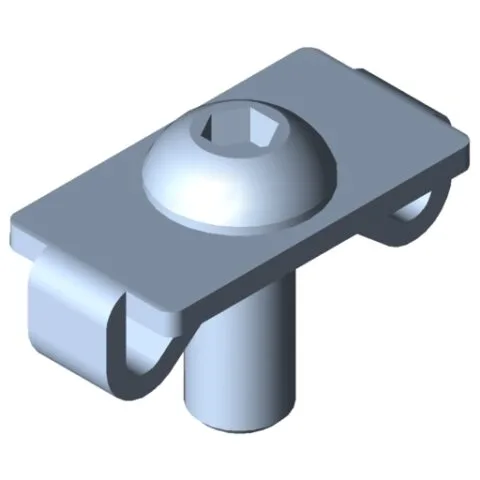 Standard-Fastening Set 8 E, bright zinc-plated