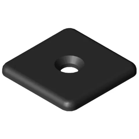 Cap 8 40x40 Zn, black