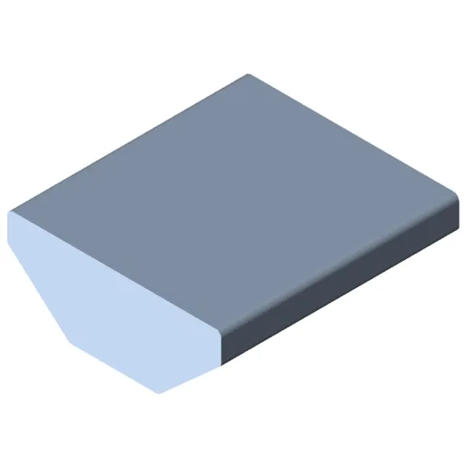 Profile Bar 8 St, heavy-duty, bright zinc-plated