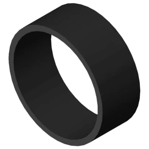 Tube D50 KU, black
