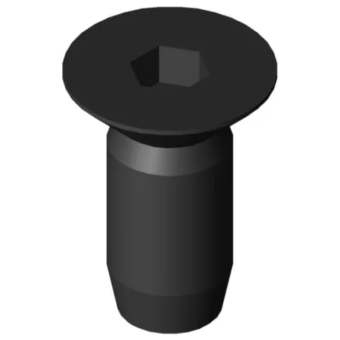 Countersunk Screw 8 SF M7.1x16, black