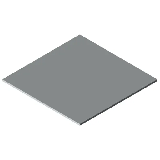 Plastic 4mm, grey, similar to RAL 7035