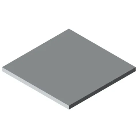 Plastic 10mm, grey, similar to RAL 7035