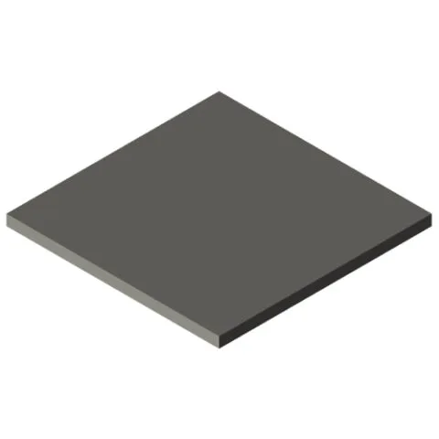 Plastic 10mm, grey, similar to RAL 7030