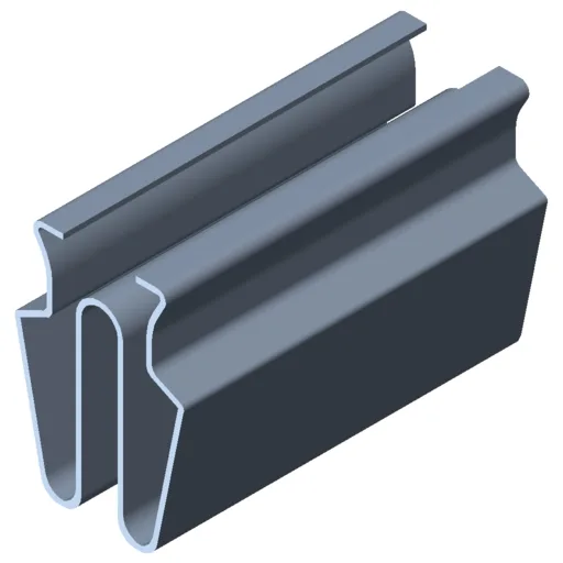 Clip 8 St, bright zinc-plated
