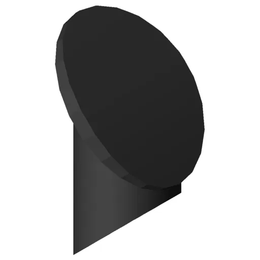 Cap 8 D7-45°, black
