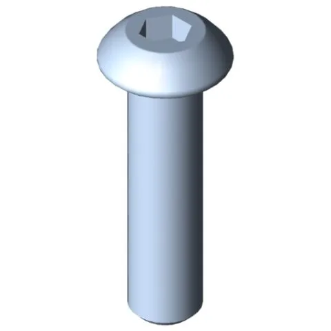 Button-Head Screw T4x16, black