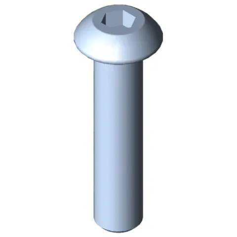 Button-Head Screw T4x18, black