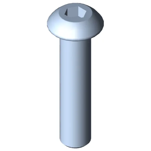 Button-Head Screw T4x18, black