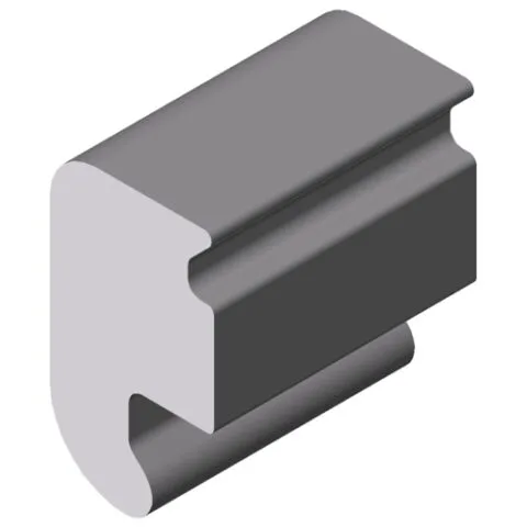 Guide Rail Clamping Profile PS 4-25, natural
