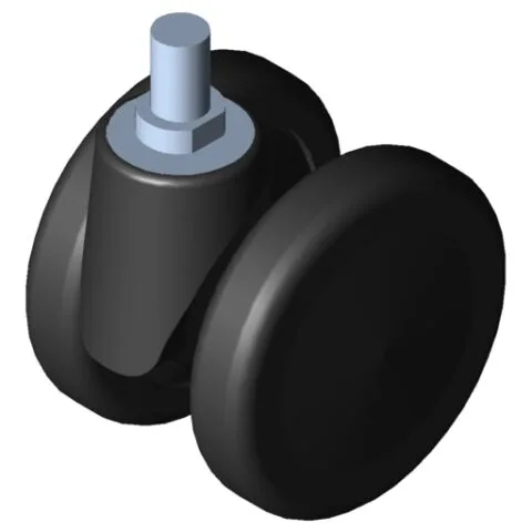 Castor D65 swivel