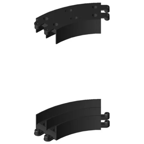 RS Curved Guide Set 45°