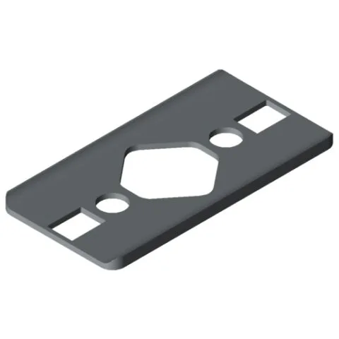 Radius Seal 6 60x30 R60, grey similar to RAL 7042