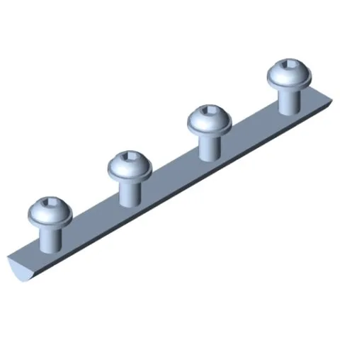 Fastening Set for Angle Bracket 8 160x160 M8