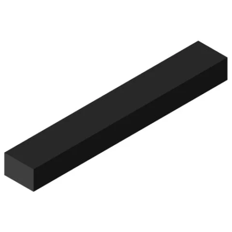 Sealing Strip 3x2 sk, black